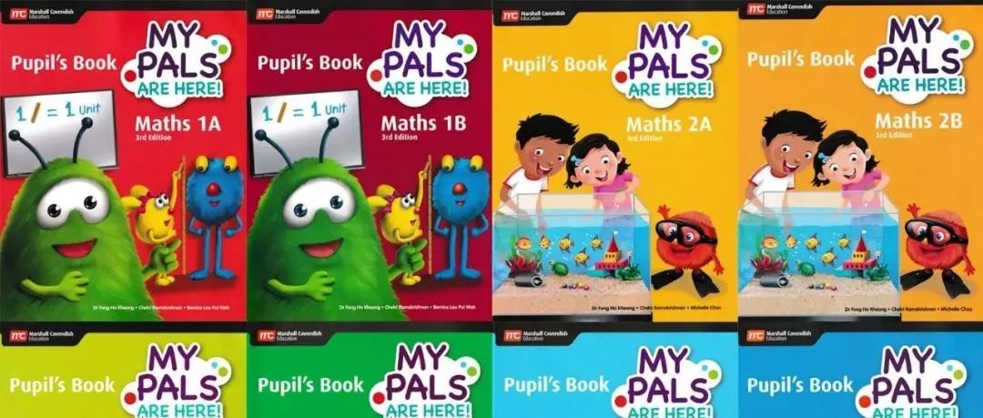 稀缺！新加坡公立小学数学课本 My Pals Are Here Maths!