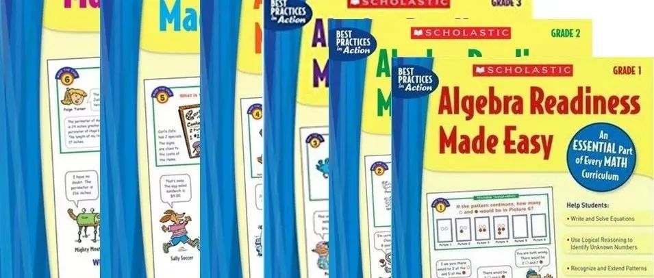 学乐代数练习册 Algebra readiness made easy