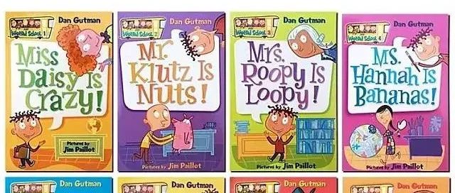 超受欢迎的爆笑漫画小说《My Weird School 疯狂学校》