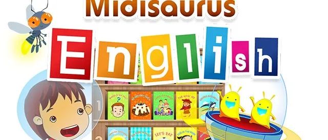 美国原版幼儿教材Midisaurus English 米迪英语