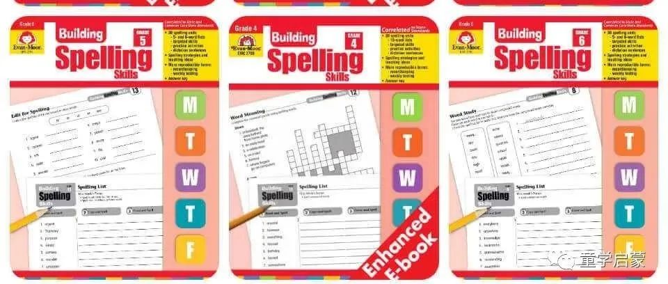 Evan Moor 拼写练习册 Building Spelling Skills，帮助孩子建立拼写技能！
