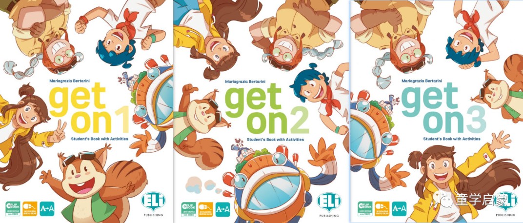 超可爱的漫画风英语启蒙原版教材~Get on