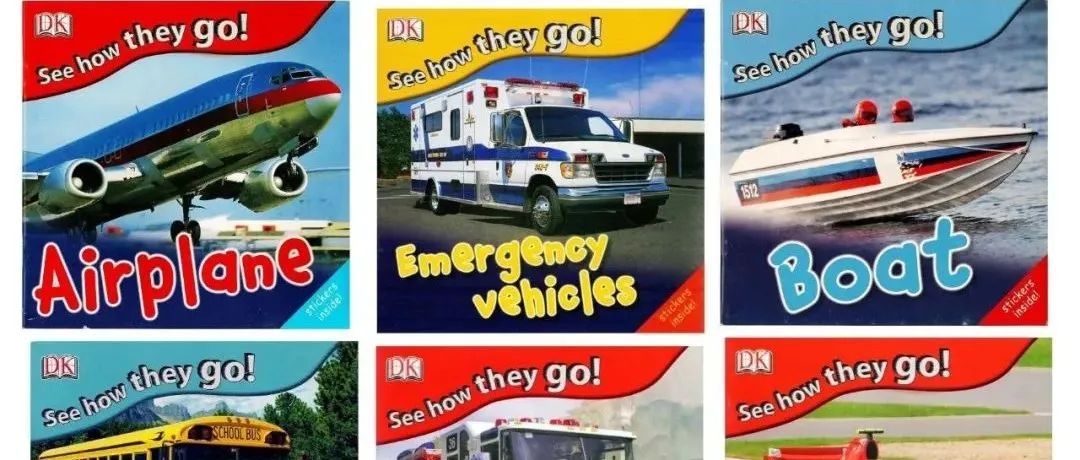 DK See How They Go交通工具系列英文绘本，带孩子了解交通科技的发展史