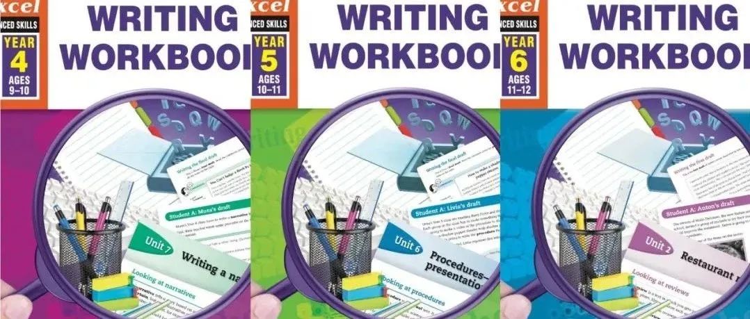 来自澳大利亚的原版写作练习册Writing Workbook全6册，培养孩子独立写作能力！