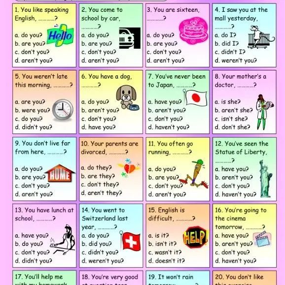 英语原版趣味语法作业纸 Grammar meets conversation