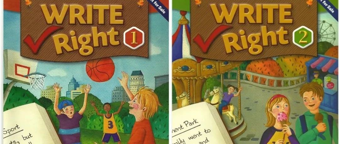 中小学生创意写作训练教材《Write Right》小初高全三级，让英文写作变得如此简单！