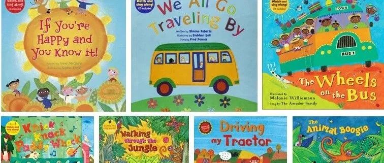 英语启蒙童谣开山鼻祖Barefoot Books 经典英文儿歌图画书，儿童语感启蒙神器~