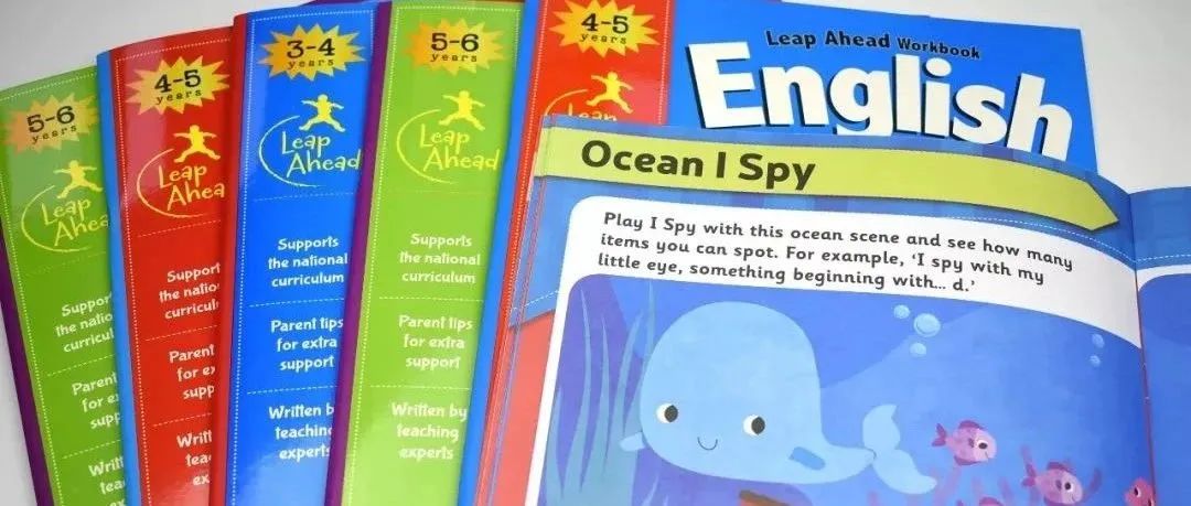 好玩又有趣的英国原版幼儿启蒙练习册 Leap Ahead Workbook English&Math