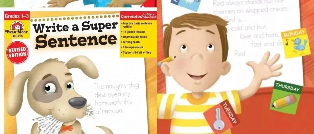 从零基础到完整内容输出，Evan-Moor写作系列，系统提升英语写作水平！