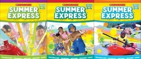 风靡全美的幼小暑假作业~学乐暑期语数综合全彩练习册Summer Express