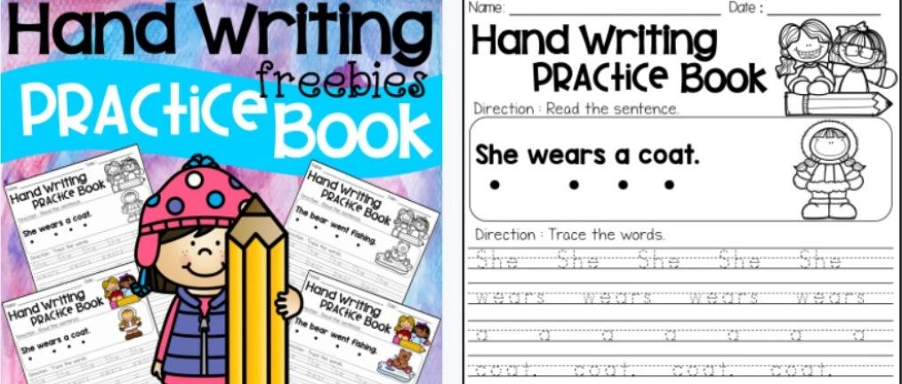 英文书写入门全年练习纸 Hand Writing Practice Book