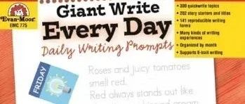 300个快速写作主题，202个故事开头和141种写作形式！Evan-Moor日常精致写作Giant Write EveryDay