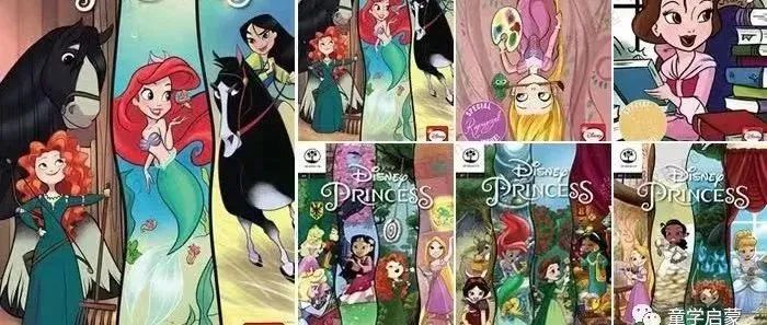 英文全彩漫画绘本~ Disney Princess 迪士尼公主系列