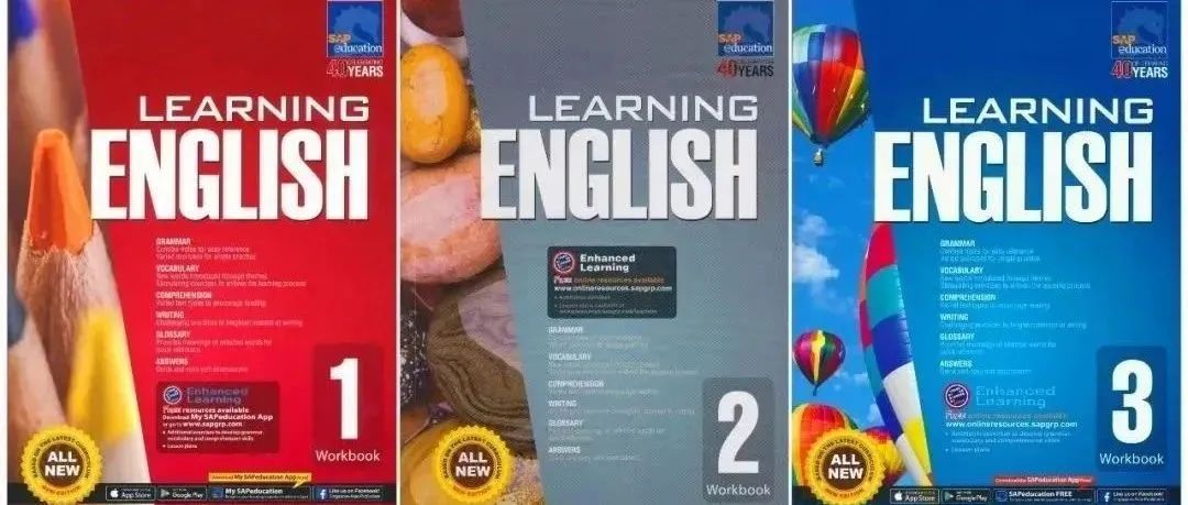 更适合中国孩子的新加坡英语综合练习册！词汇、语法、阅读写作全面提升~