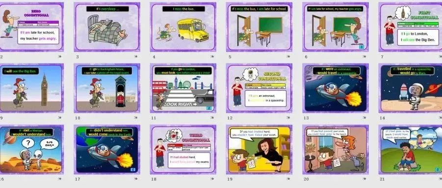 火爆国外课堂的PPT主题动画课件，轻松提升英语水平