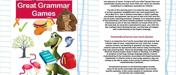 原版趣味语法教材 Great Grammar Games~在游戏中学知识！