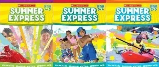 来领美国暑假作业啦!学乐暑期语数综合全彩练习册Summer Express