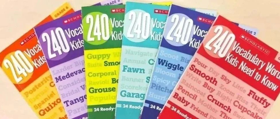 美国重点小学必会的240高频词汇训练手册