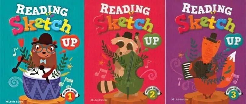 令人惊艳的原版幼小阅读理解教材Reading Sketch Up