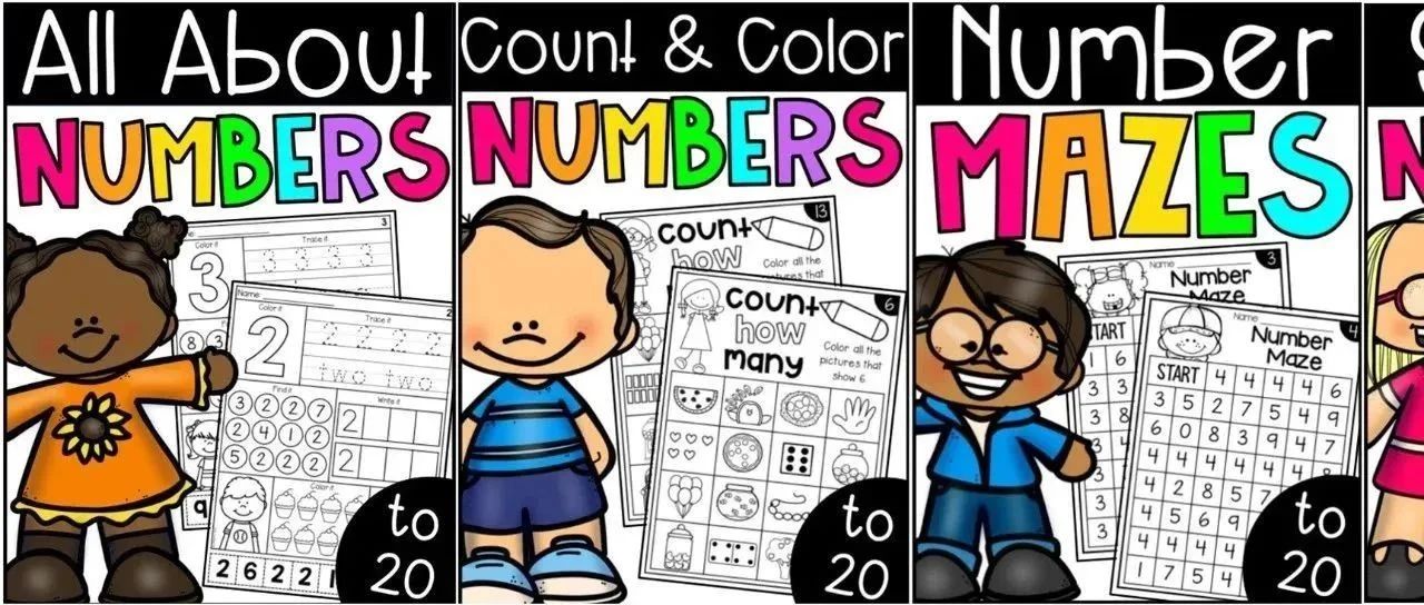 数字启蒙最佳练习册 All About Numbers